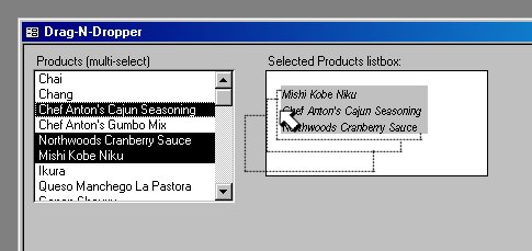 Screenshot for Drag-N-Dropper for Microsoft Access 5.9